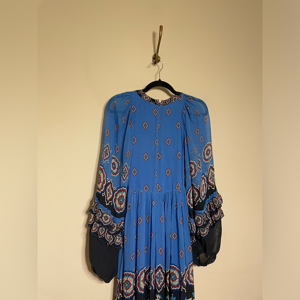 FARM Rio Blue Ainika Tiles Maxi Dress - Picture 12 of 16